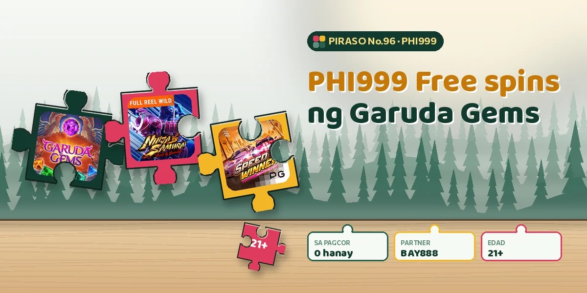 PHI999 paghahambing: cover ng Garuda Gems laban sa summary table ng PG SOFT
