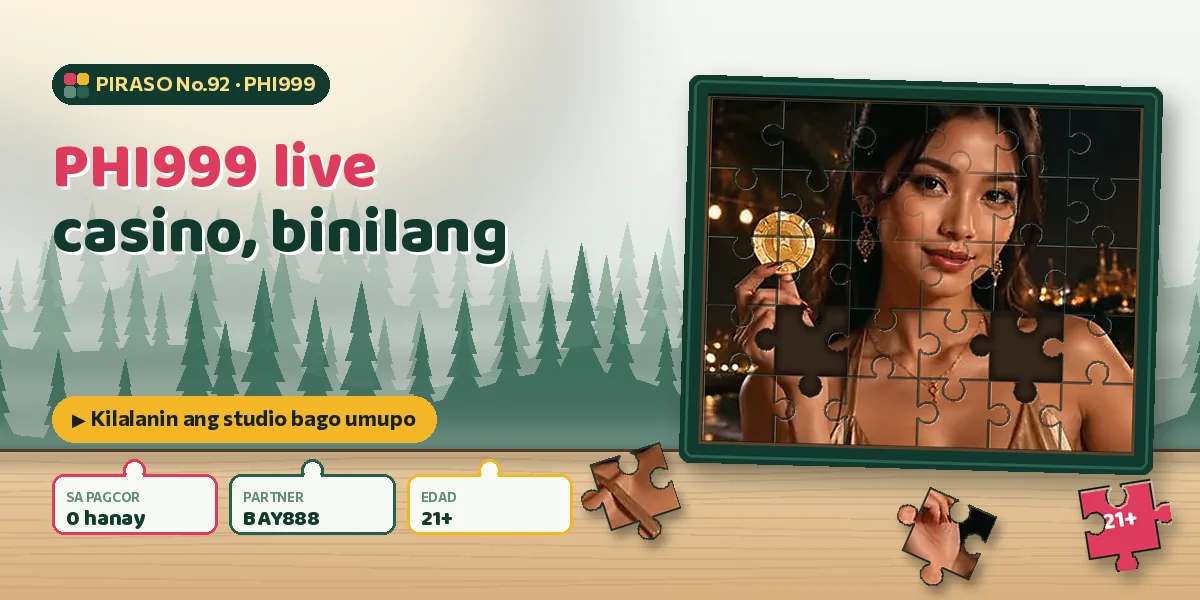 PHI999 live casino na puzzle ng mesa ng baraha na kulang ang kamay ng dealer