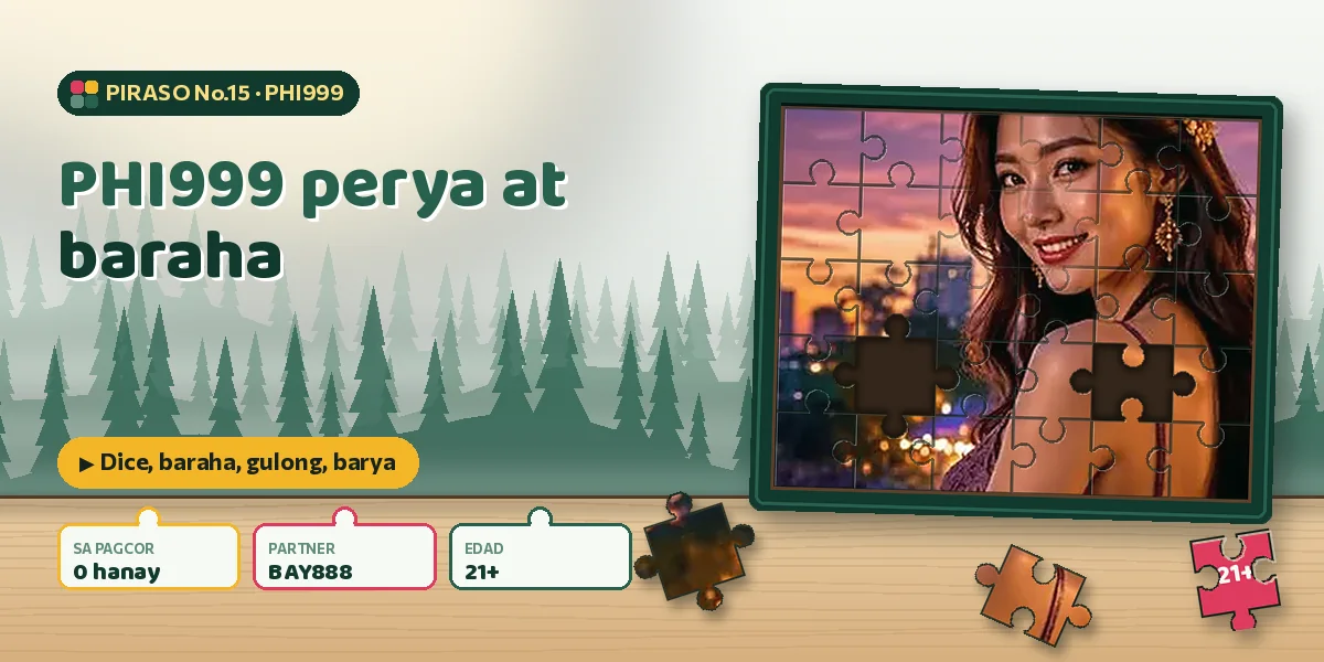 PHI999 perya na puzzle ng makulay na gulong at dice sa Burnham Park