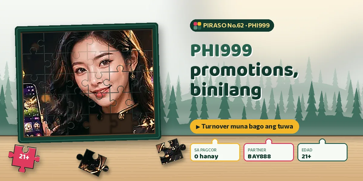 Puzzle framer sa Baguio na nagbibilang ng bonus na piraso sa tabi ng PHI999 na kahon na may timer